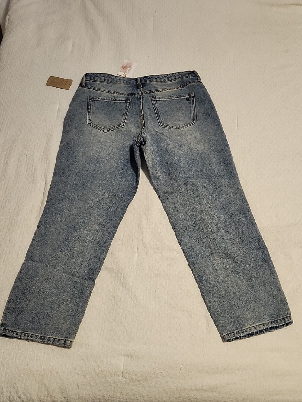 Jessica Simpson Light Washed Distressed Boyfriend Jeans - Picture 9 of 15